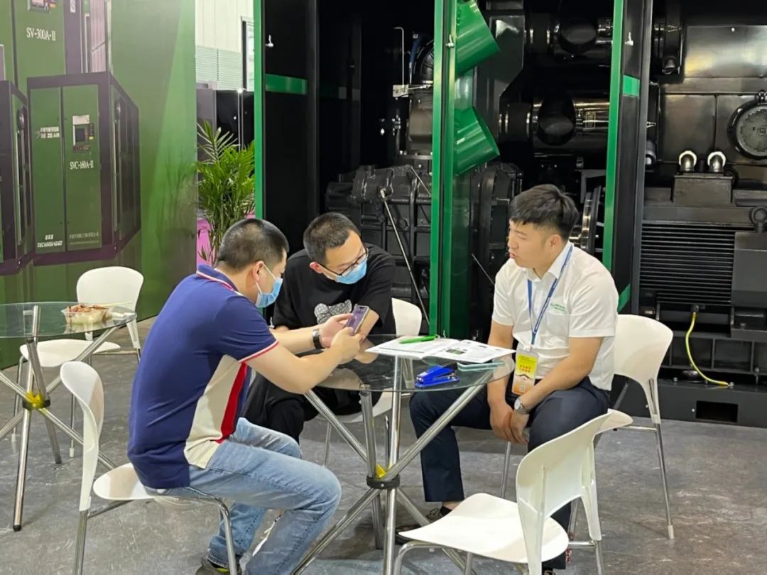 2022柯橋國際紡織工業(yè)展覽會，薩震節(jié)能空壓機